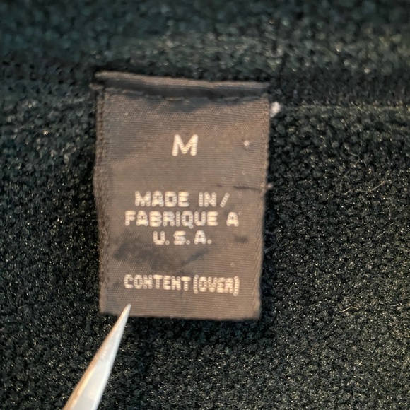 Vintage PATAGONIA Fleece Lined Half-Zip Base Layer / Sweater Size: M Color: Blk - Picture 7 of 7